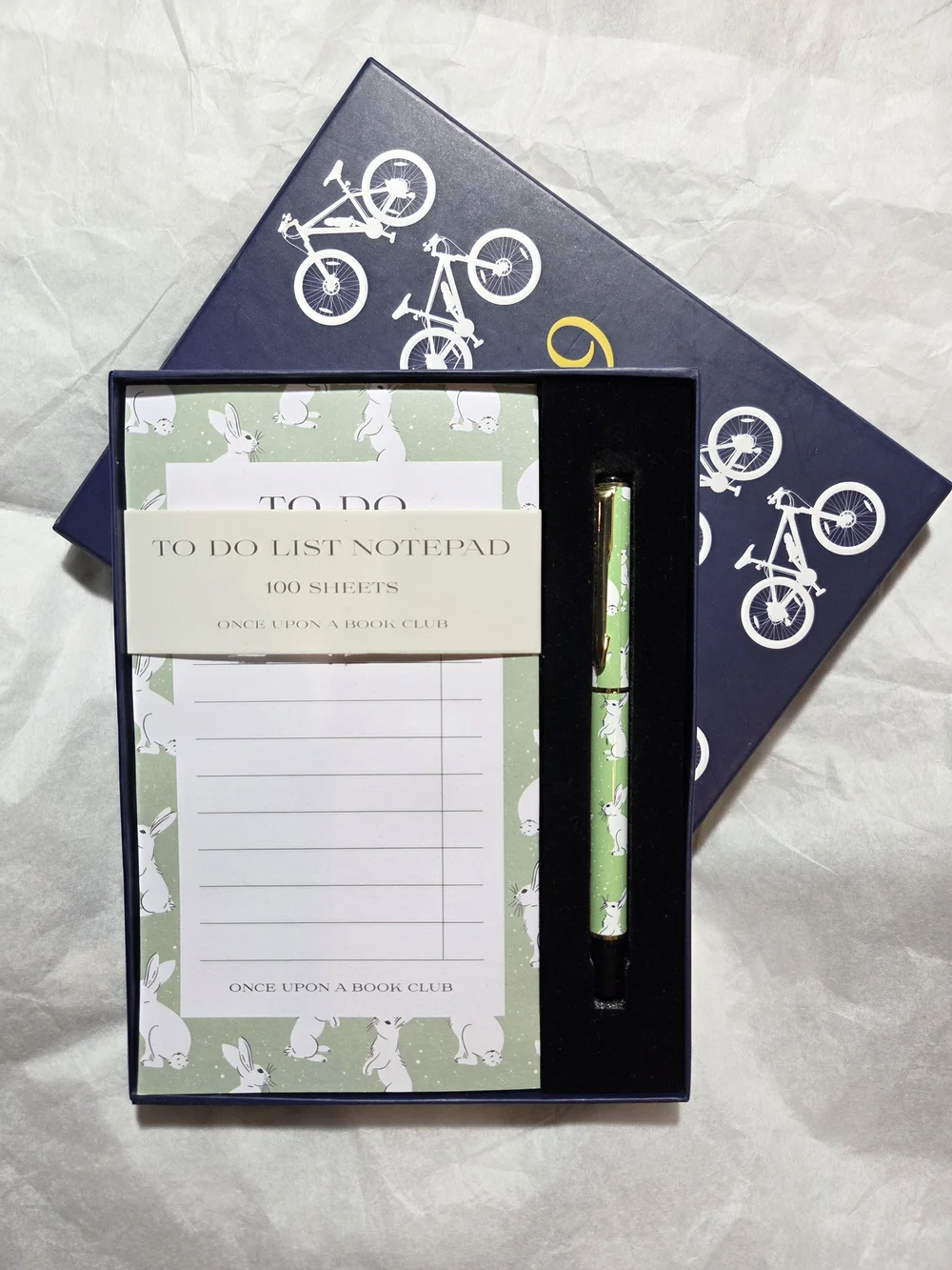 Page 309 Navy Blue Gift Box With A To Do List And A Pen